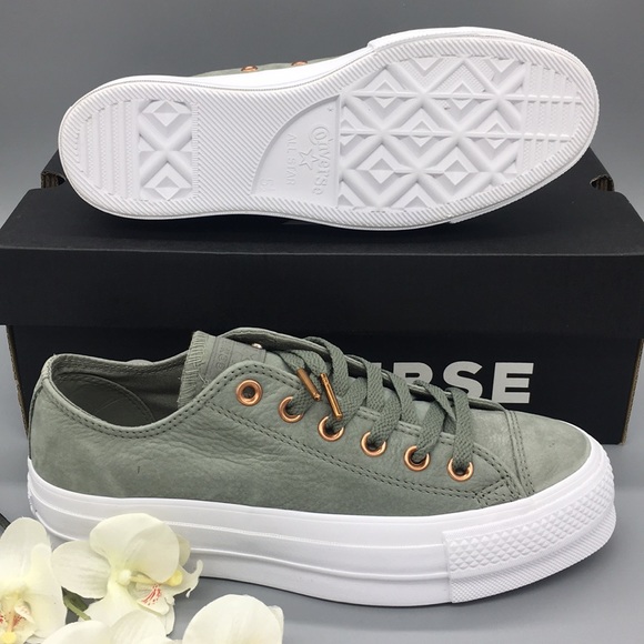 CONVERSE CTAS CLEAN LIFT OX dark stucco/white/whit - Picture 6 of 8